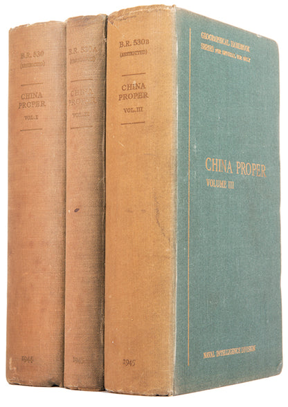 Scarce complete set of the secret reports on China compiled for Naval Intelligence.