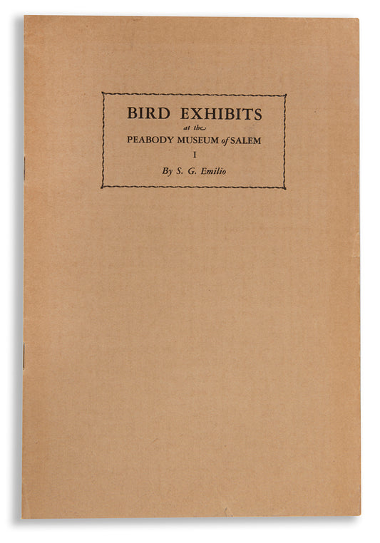 Concerning Parrots. Bird Exhibits at the Peabody Museum.