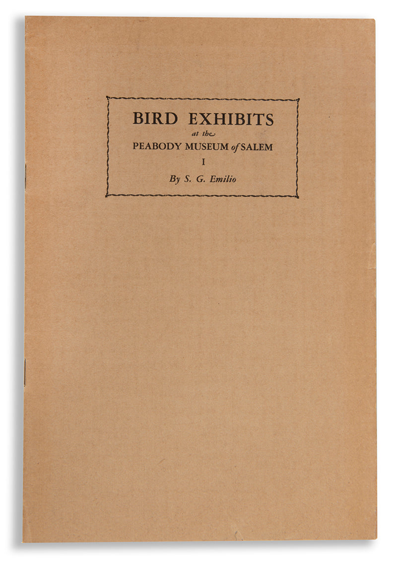 Concerning Parrots. Bird Exhibits at the Peabody Museum.