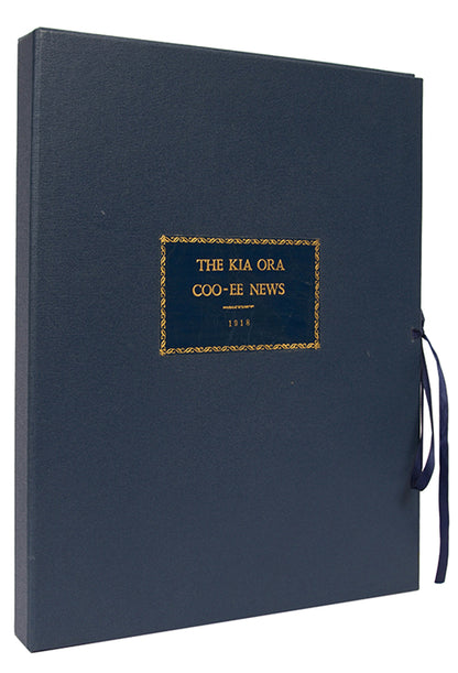 A rare complete run of the <em>Kia-Ora Coo-ee</em>, the monthly magazine of the ANZAC forces during the First World War, with 15 issues of the supplemental new bulletin.