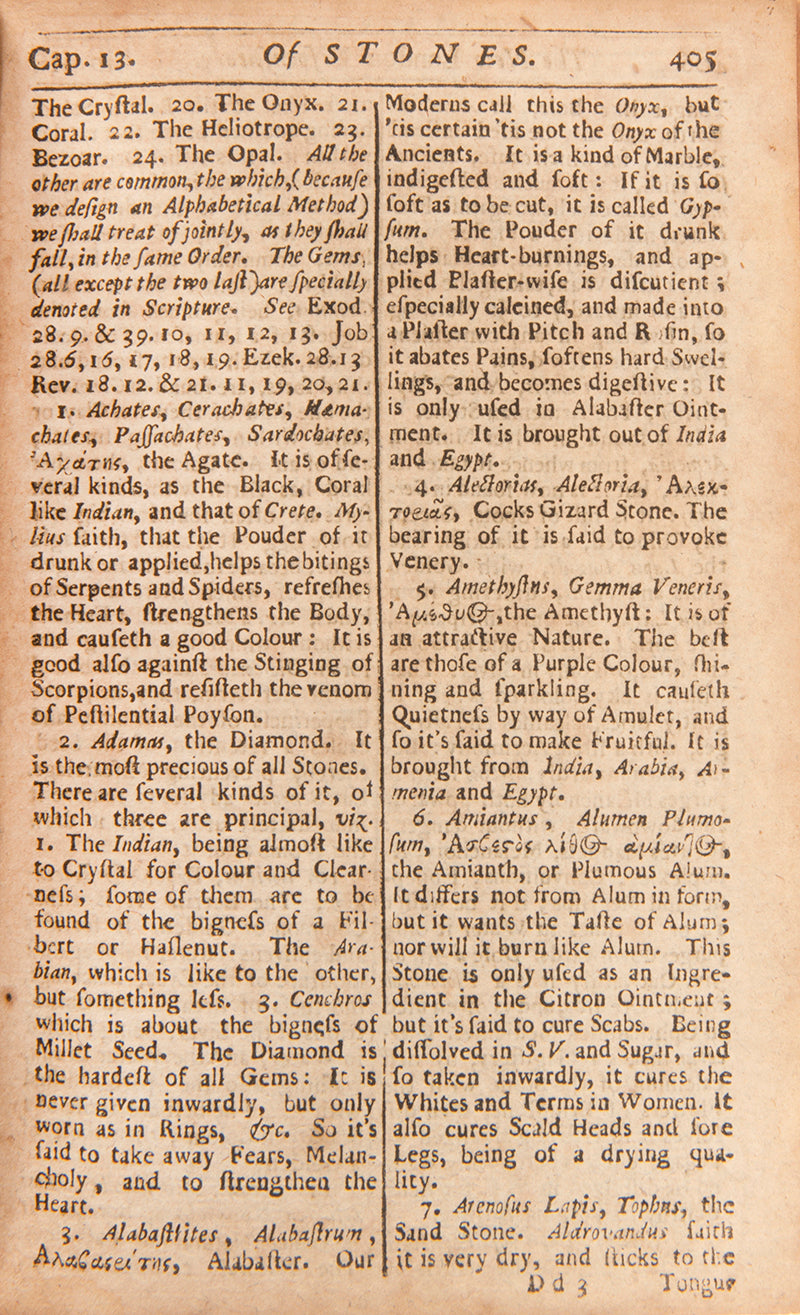 The sixth edition of William Salmon's popular English translation of this important medical text, the Pharmacopoeia Londinensis.