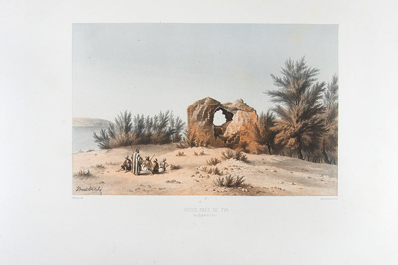 First edition of Van de Velde's Le Pays d'Israel, one of the best illustrated works on the Holy Land and Lebanon with 100 lithographs.