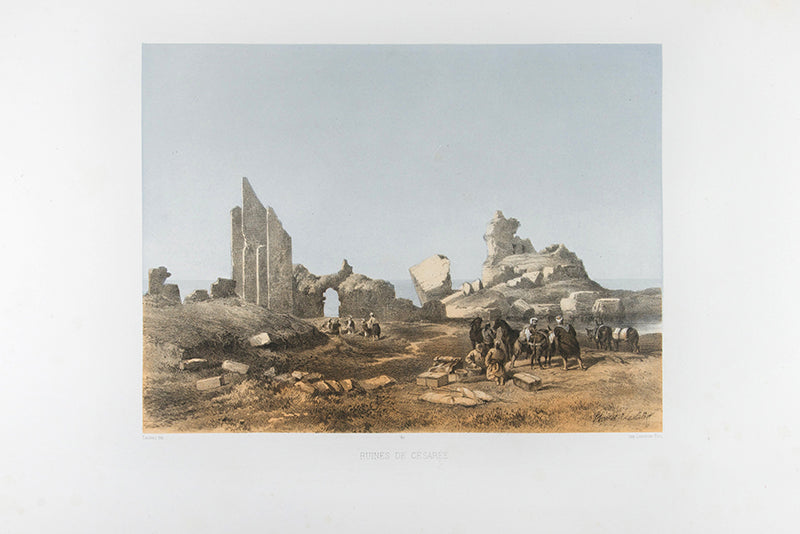 First edition of Van de Velde's Le Pays d'Israel, one of the best illustrated works on the Holy Land and Lebanon with 100 lithographs.