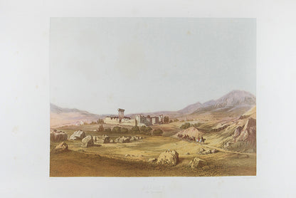 First edition of Van de Velde's Le Pays d'Israel, one of the best illustrated works on the Holy Land and Lebanon with 100 lithographs.