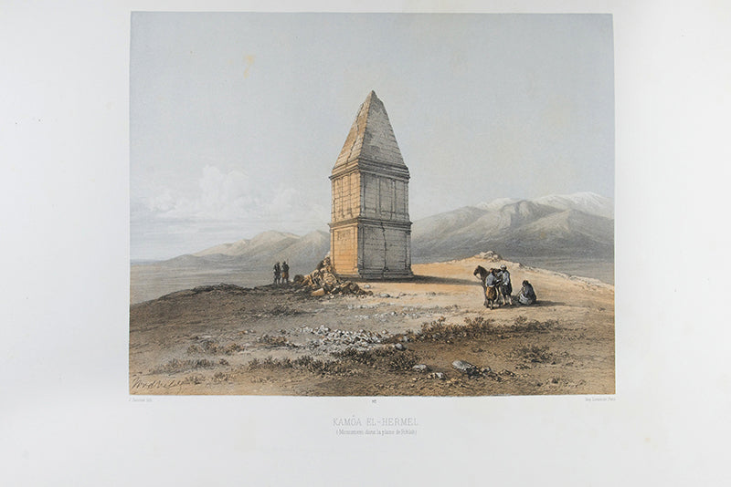 First edition of Van de Velde's Le Pays d'Israel, one of the best illustrated works on the Holy Land and Lebanon with 100 lithographs.