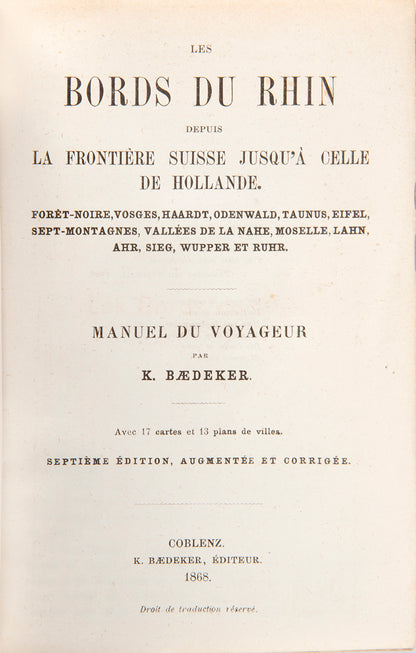 Includes Cologne, Dusseldorf and Strassbourg.