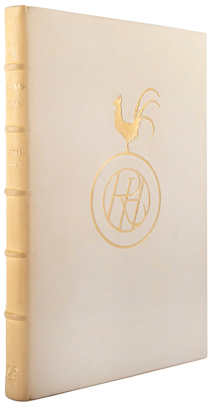 A beautifully produced edition of Herrick's poetry, illustrated by Sir William Russell Flint, in the special deluxe binding with extra plates.