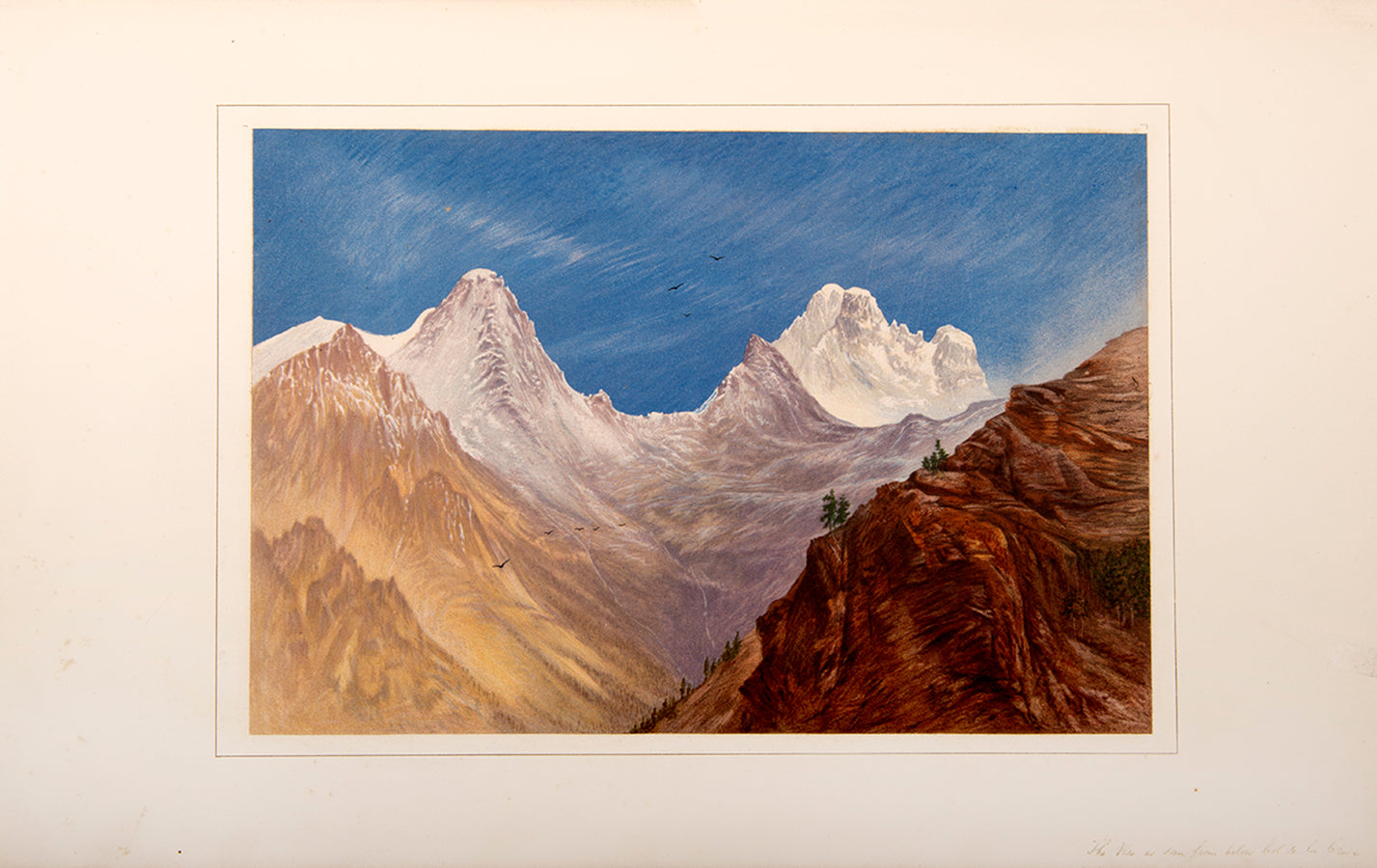 Elijah Walton's fine colour plate views of the Western Alps, including the Matterhorn, Mont Blanc,