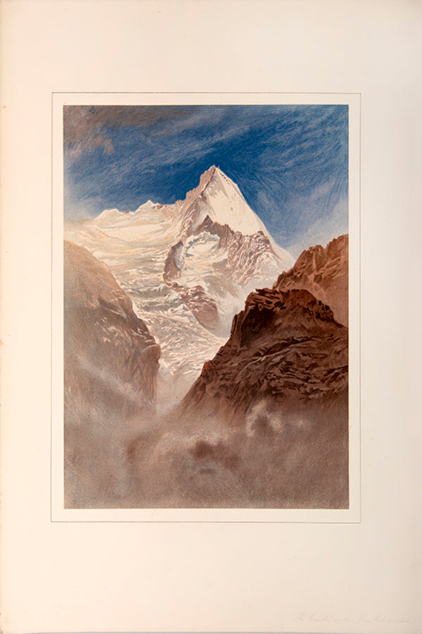 Elijah Walton's fine colour plate views of the Western Alps, including the Matterhorn, Mont Blanc,