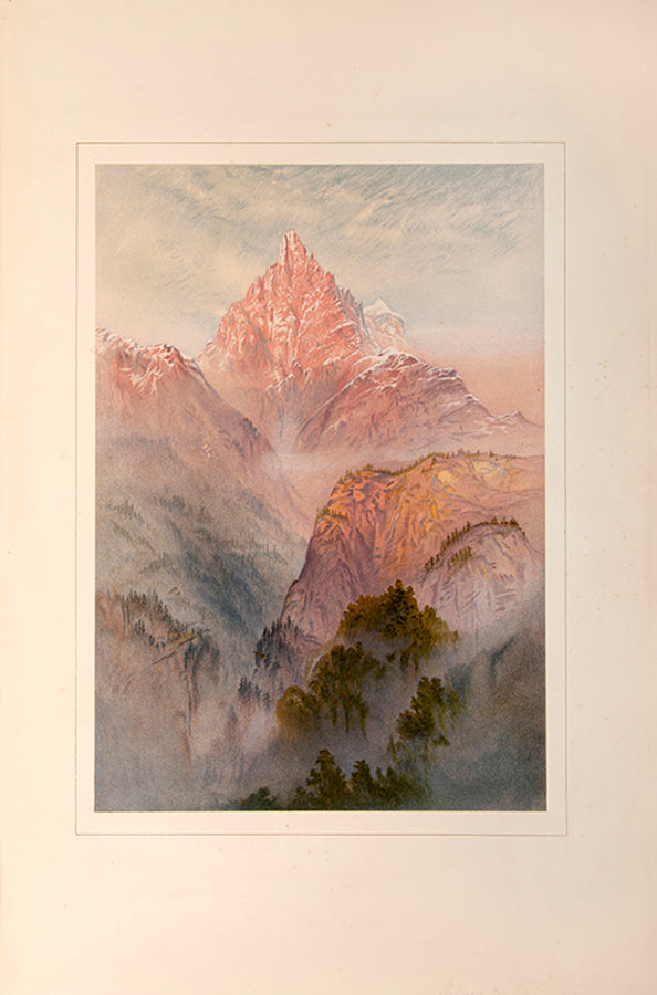 Elijah Walton's fine colour plate views of the Western Alps, including the Matterhorn, Mont Blanc,