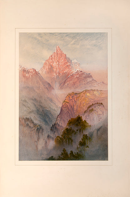 Elijah Walton's fine colour plate views of the Western Alps, including the Matterhorn, Mont Blanc,