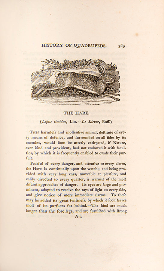 An exceptional imperial octavo set, one of only 24 copies of the Land Birds thus, finely bound in crushed morocco, all first editions save for quadrupeds.