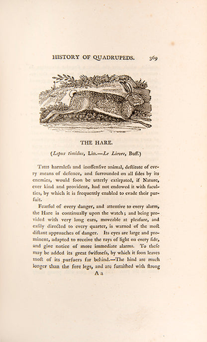 An exceptional imperial octavo set, one of only 24 copies of the Land Birds thus, finely bound in crushed morocco, all first editions save for quadrupeds.