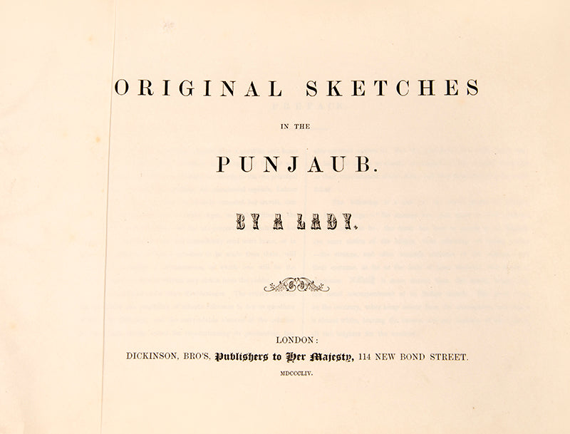 Original Sketches in the Punjaub.