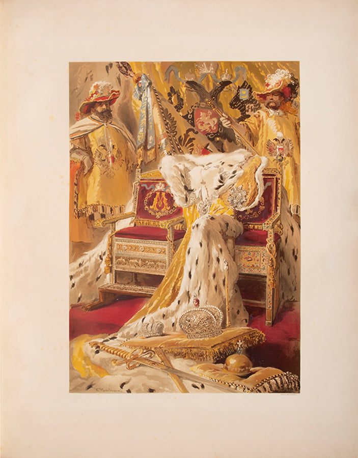 Nominative example for the Comte de Moy, with the rare chromolithographed limitation statement. 