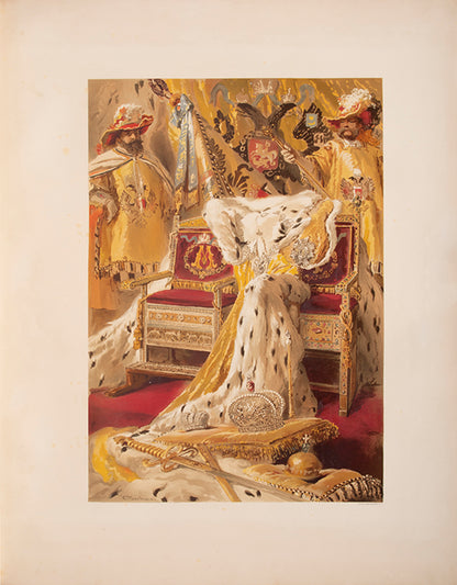 Nominative example for the Comte de Moy, with the rare chromolithographed limitation statement. 