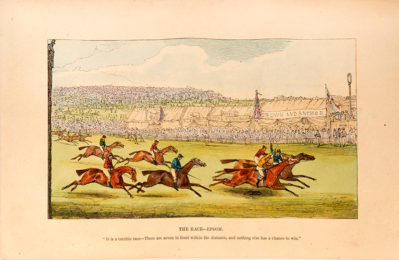 First edition in book form of The Cahce, The Turf and The Road by Nimrod, illustrated by Henry Alken.