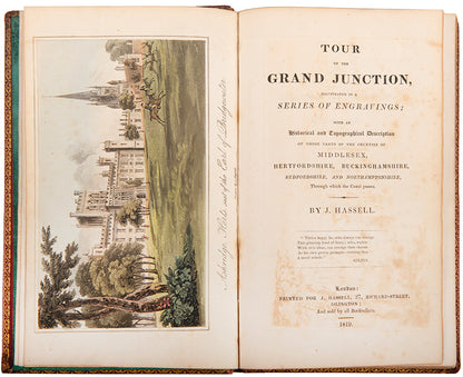 First edition of Tour of the Grand Junction by J. Hassell, with 24 hand-coloured aquatints.