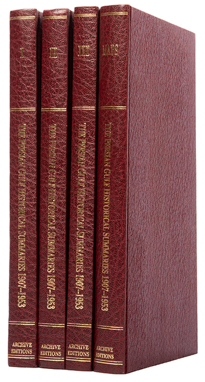 An historical summary of events in the Arabian Gulf cocerning British interests from 1907. also includes oil agreemants and concessions in the region, particularly Muscat and Oman.