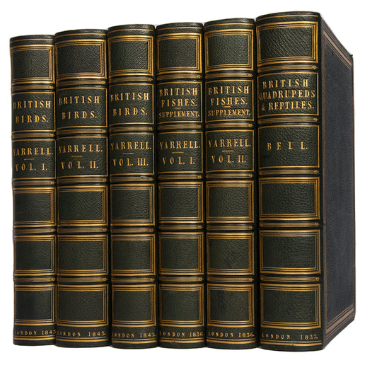 A handsomely bound imperial octavo set, all first editions, copiously illustrated.