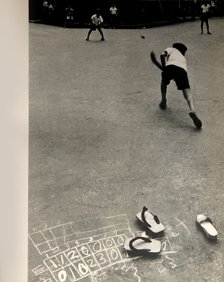 Someday, Somewhere contains photographs from Chicago and Tokyo, clearly showing the influence of Ishimoto's time studying with Harry Callahan and Aaron Siskind.