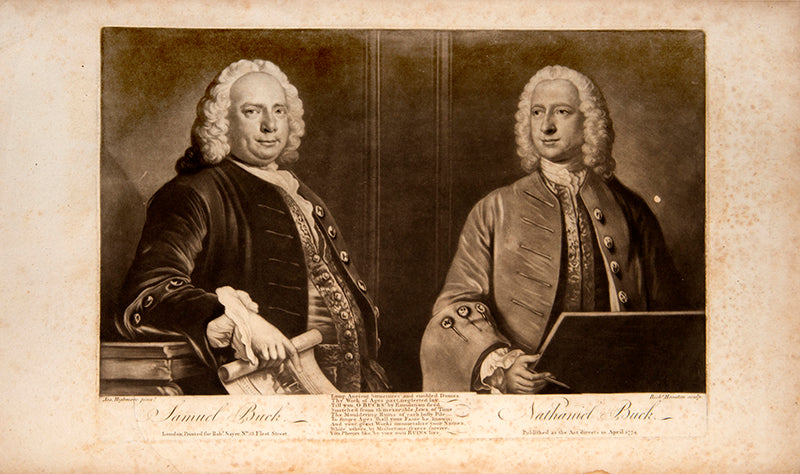A handsome and complete set of Buck's Antiquities by Samuel and Nathaniel Buck.