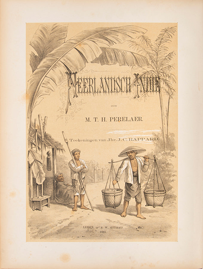 Rare complete set consisting of Batavia, Java, Buitenzorg, and De Buitenbezittingen (outer possessions).