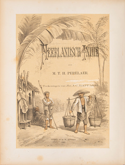 Rare complete set consisting of Batavia, Java, Buitenzorg, and De Buitenbezittingen (outer possessions).