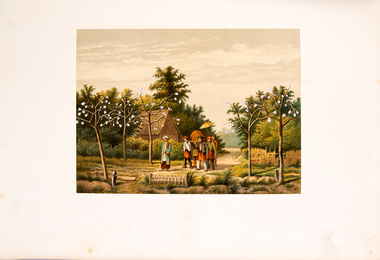 Rare complete set consisting of Batavia, Java, Buitenzorg, and De Buitenbezittingen (outer possessions).