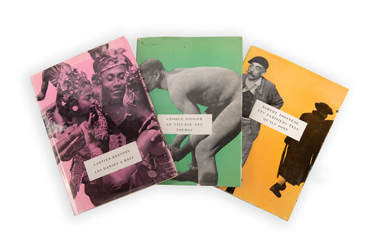 Collection 'Huit': Les Danses a Bali; Les Parisiens tels qu'ils sont; Le Village des Nubas (all published).