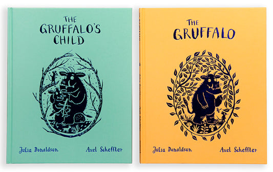 Limited editions of The Gruffalo, with The Gruffalo's Child, by and signed by Julia Donaldson, illustrated by Axel Scheffler in the original slip-case, a fine set