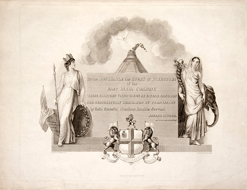 Moore's views of Rangoon constitute the finest depiction of events during the first Burmese War.