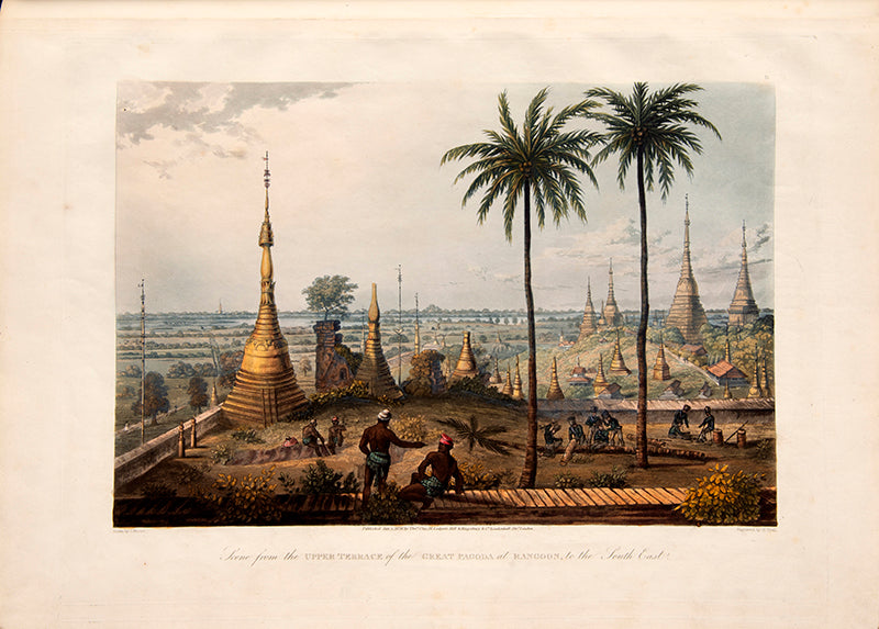 Moore's views of Rangoon constitute the finest depiction of events during the first Burmese War. 