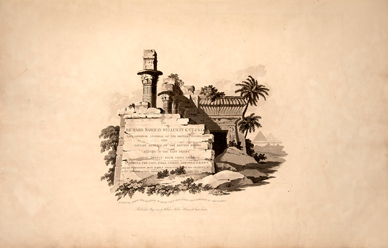 A fresh, clean copy of the set of Salt's very fine large format views of St Helena, India Abyssinia, Egypt, and elsewhere.