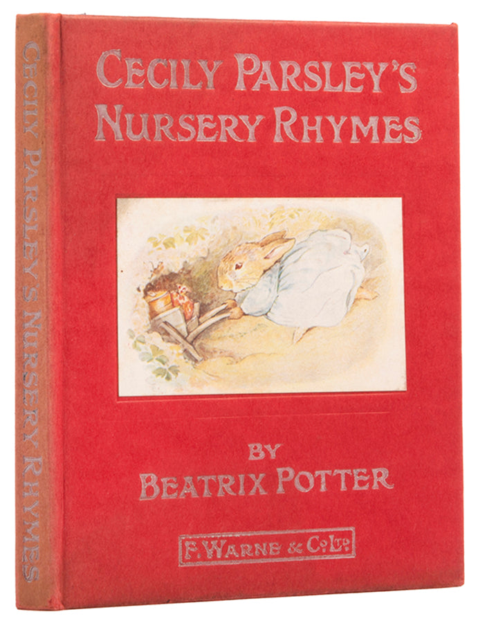First edition of Cecily Parsley's Nursery Rhymes by Beatrix Potter in the exceptionally rare dust jacket