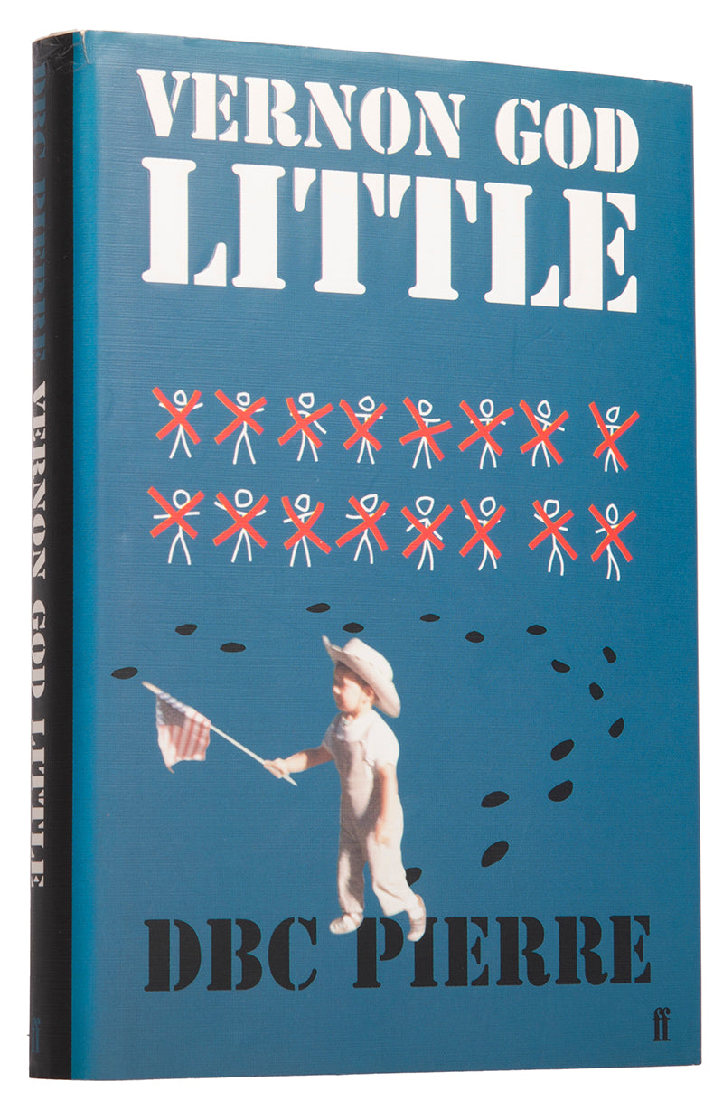 First edition of the author's first novel, signed by him on the title page.