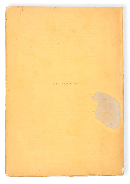 The rare first edition of Sigmund Fredu's important work on cerebral palsy, Die Infantile Cerebrallahmung, inscribed to his close colleague Rudolph Reitler.