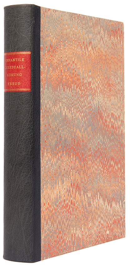 The rare first edition of Sigmund Fredu's important work on cerebral palsy, Die Infantile Cerebrallahmung, inscribed to his close colleague Rudolph Reitler.