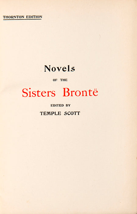 Novels of the Sisters Brontë.