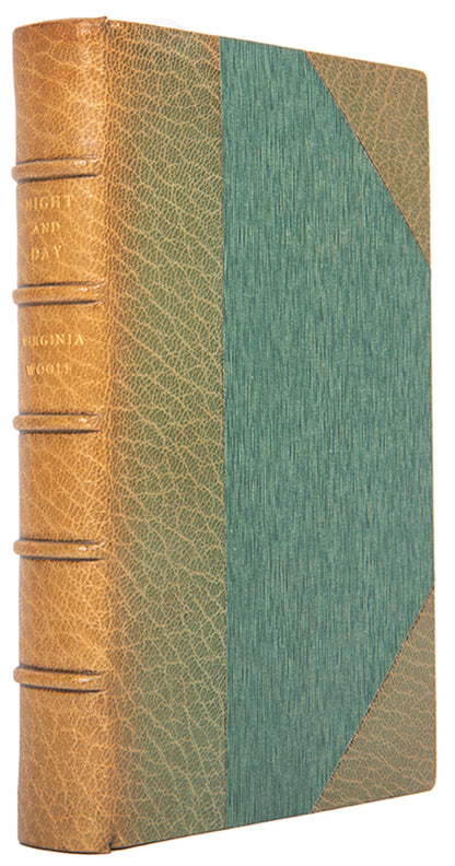 First edition, sixth impression of Night and Day by Virginia Woolf, bound by Bumpus.