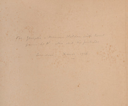 First edition of London Types by W.E. Henley, inscribed by the illustrator William Nicholson.