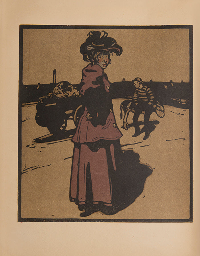 First edition of London Types by W.E. Henley, inscribed by the illustrator William Nicholson.