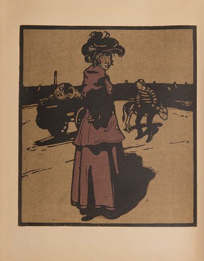 First edition of London Types by W.E. Henley, inscribed by the illustrator William Nicholson.