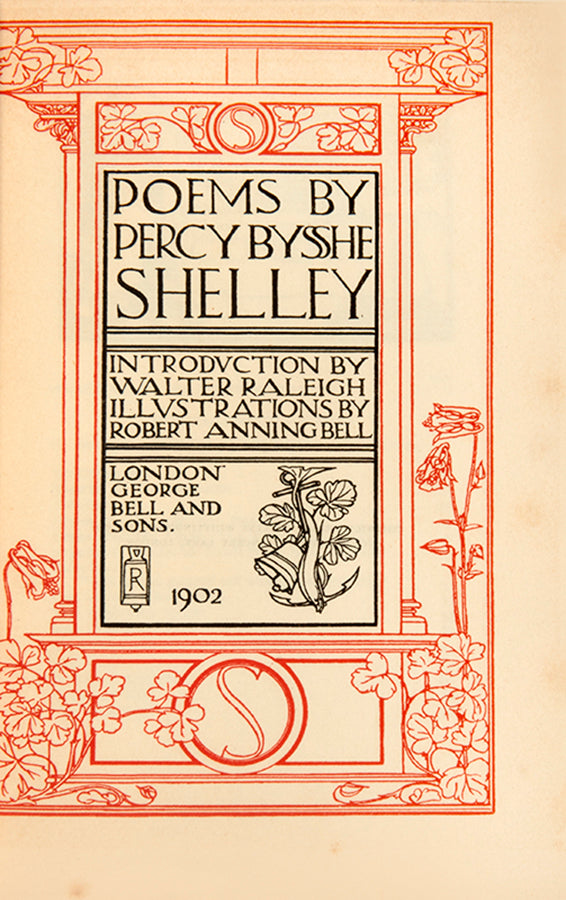 A handsome copy of Percy Bysshe Shelley's collected poems.<br /><br />