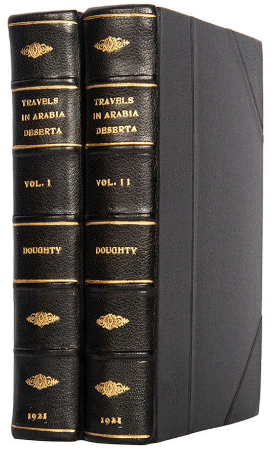 T. E. Lawrence was a great admirer of Doughty's Travels in Arabia Deserta and was instrumental in getting this edition published.