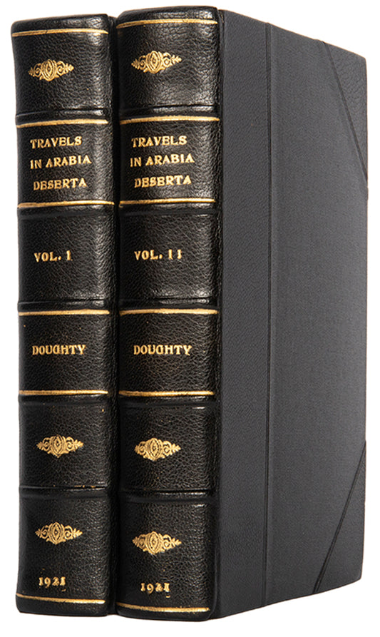 T. E. Lawrence was a great admirer of Doughty's Travels in Arabia Deserta and was instrumental in getting this edition published.