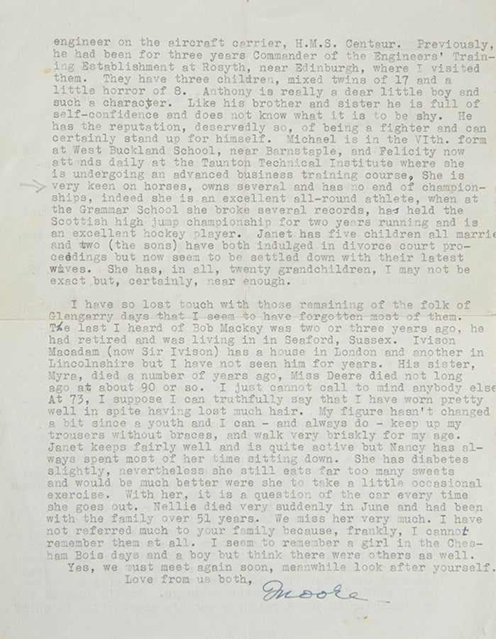 The Glass Tower [with] Typed Letter Signed.