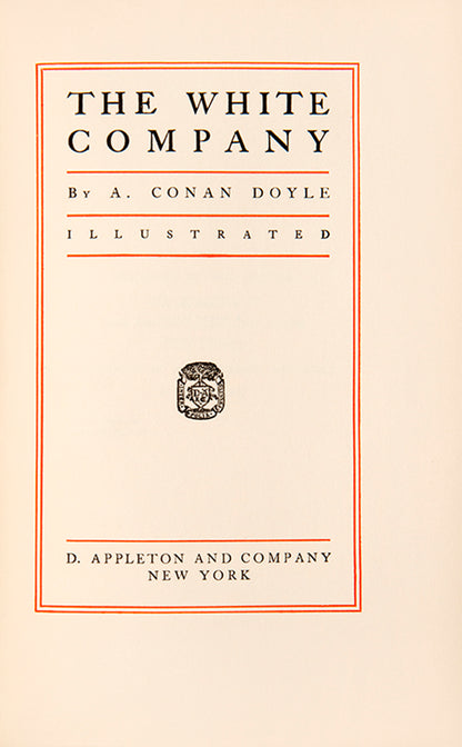 The first American edition of Arthur Conan Doyle's collected works, number 101 of 1000 sets.