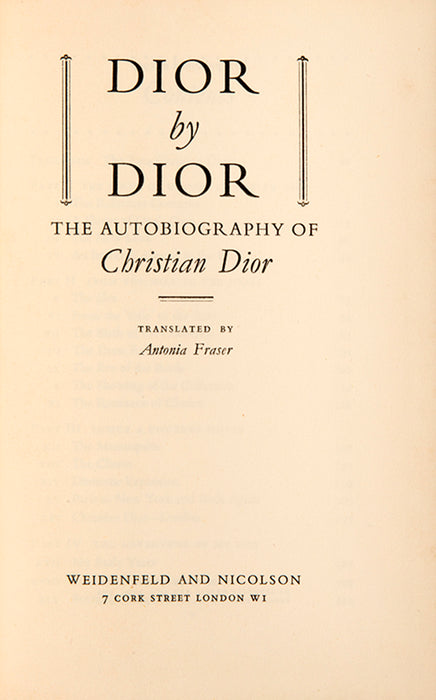 Dior by Dior.