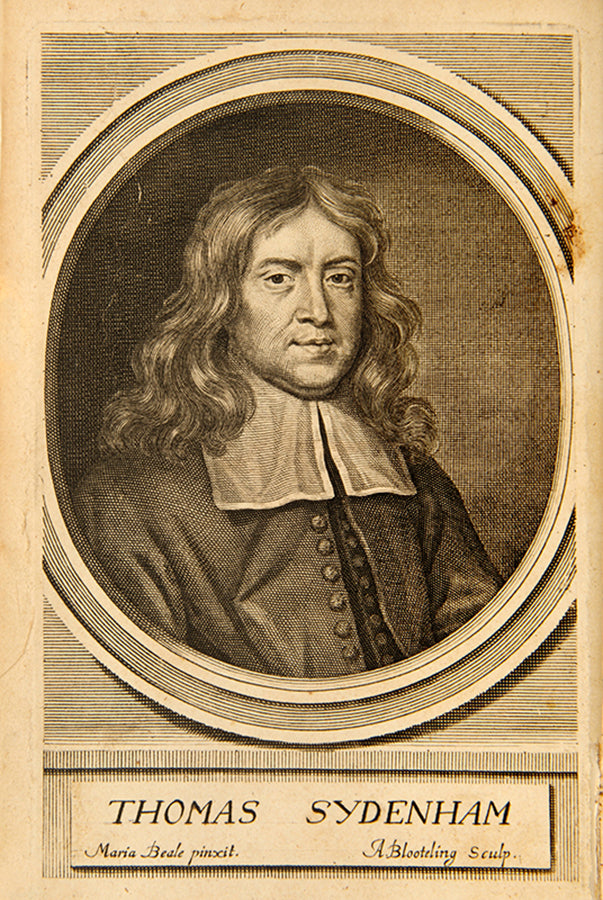 First edition of the founding text of epidemiology, Thomas Sydenham's Observationes Medicae, published in 1676.